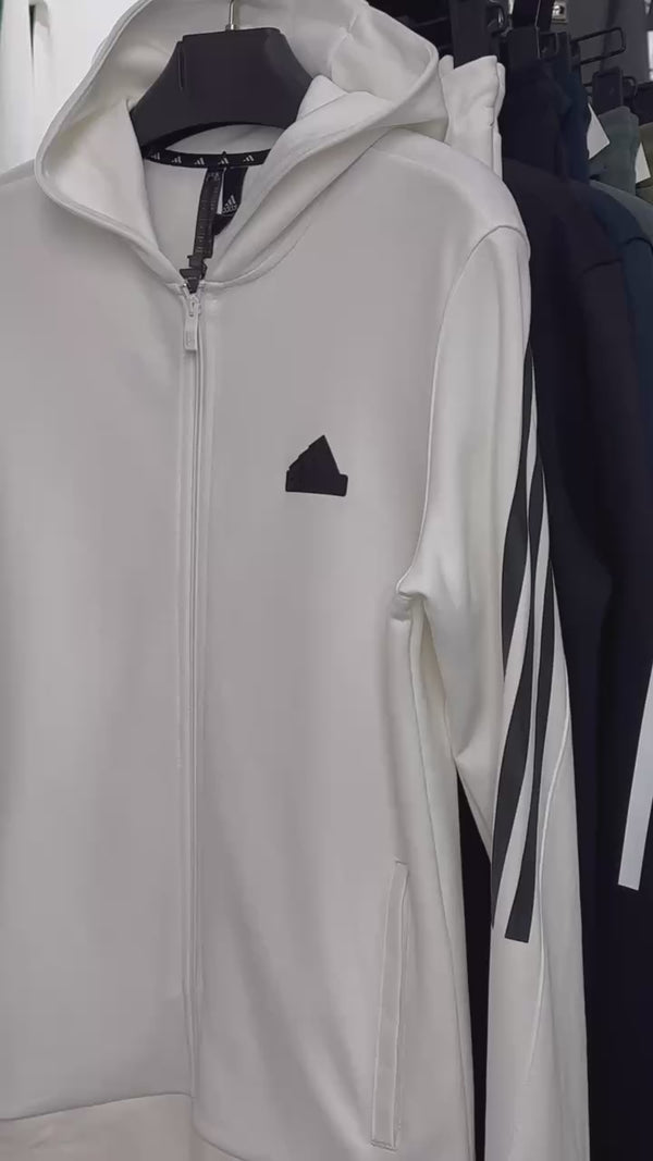 Ανδρική φόρμα Adidas 2025, κάθετες ρίγες, μαύρη. Premium ποιότητα