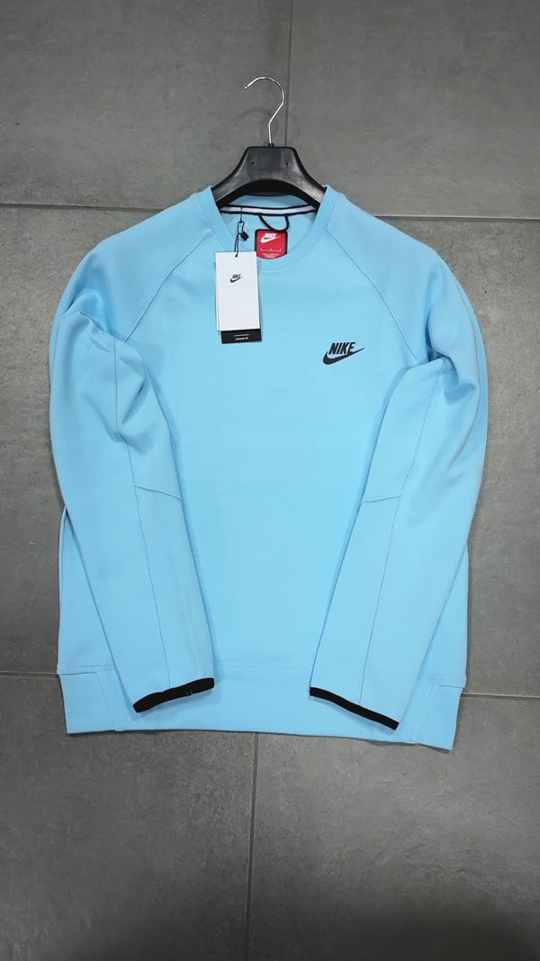 Ανδρικό φούτερ Nike Tech Fleece, γαλάζια. Premium ποιότητα