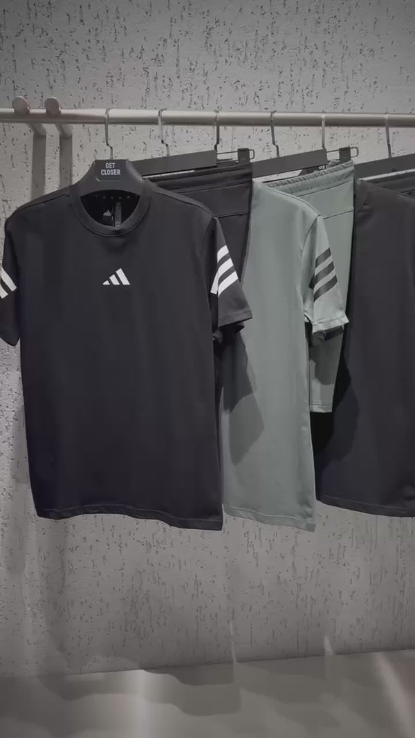 Ανδρική αθλητική φόρμα Adidas με σορτσάκι, μαύρη. Μοντέλο 2025. Premium ποιότητα