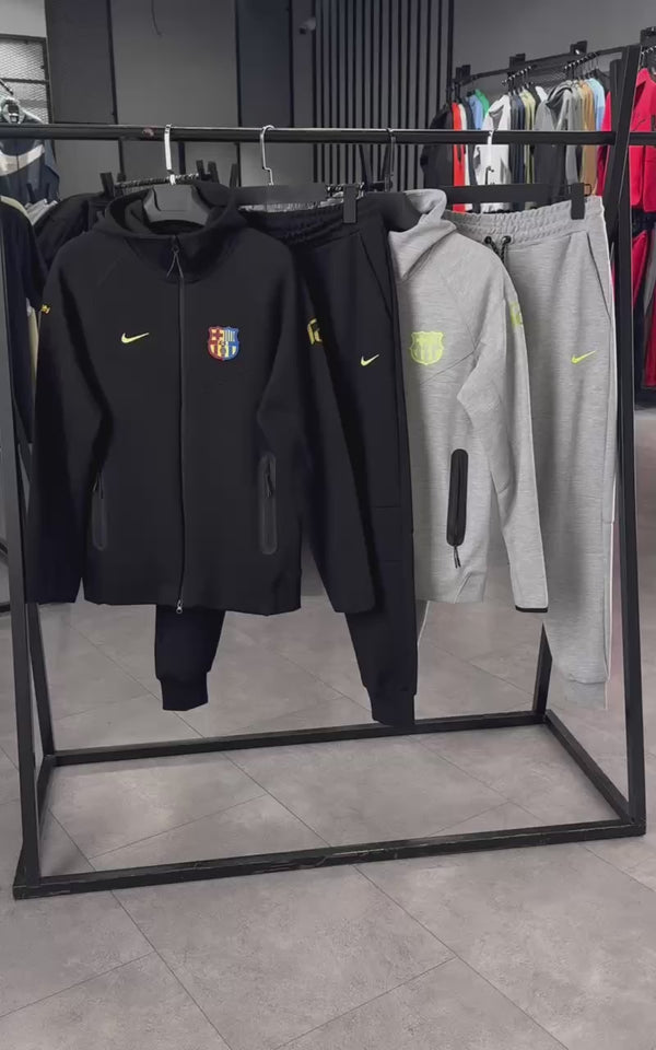 Αθλητικό σετ Nike Barcelona Tech Fleece, σκούρο μπλε. Premium ποιότητα