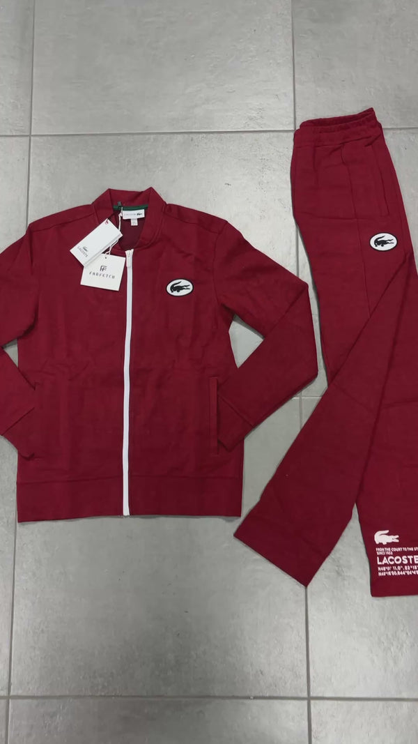 Αντρικό αθλητικό Lacoste, μπορντό. Premium ποιότητα