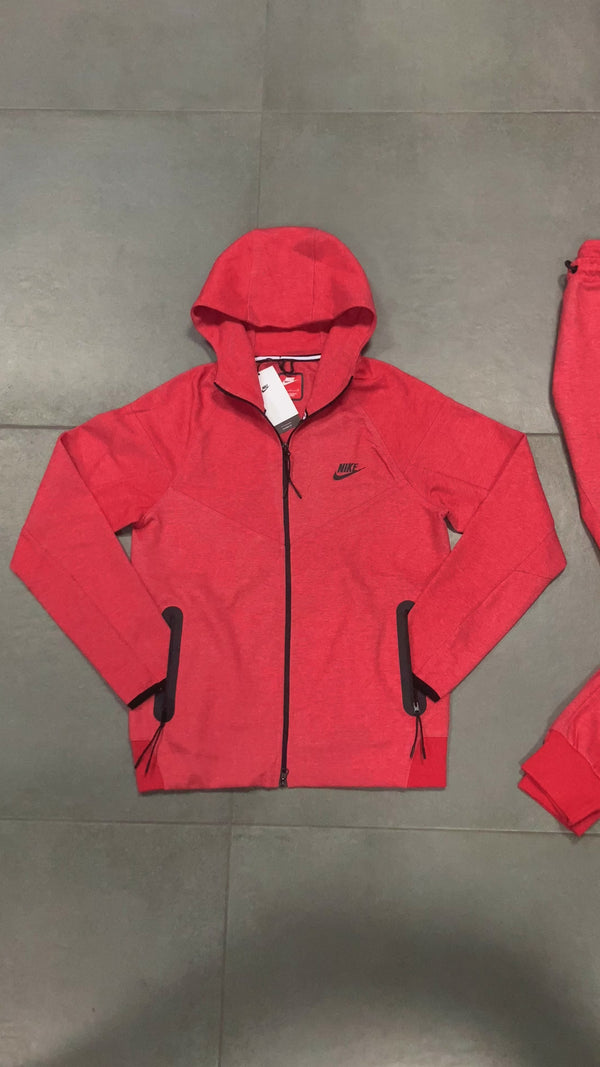 Ανδρικό αθλητικό σύνολο Nike Tech Fleece, κοραλλι. 2023. Premium ποιότητα

