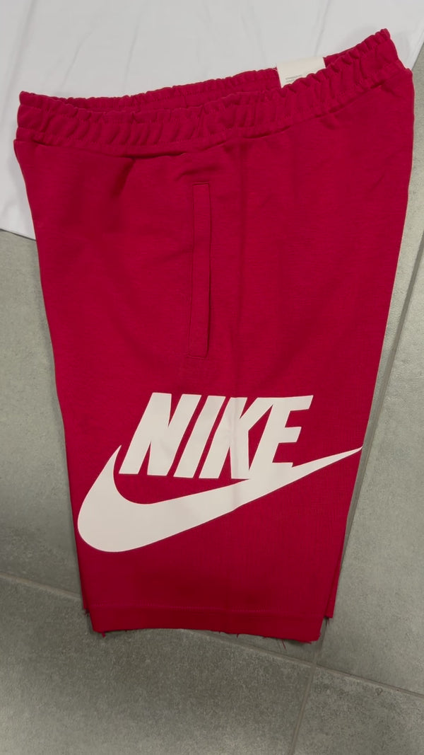 Αντρικό αθλητικό σορτς Nike, κόκκινο, μεγάλο λογότυπο. Factory outlet